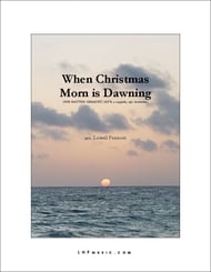 When Christmas Morn is Dawning SATB choral sheet music cover Thumbnail